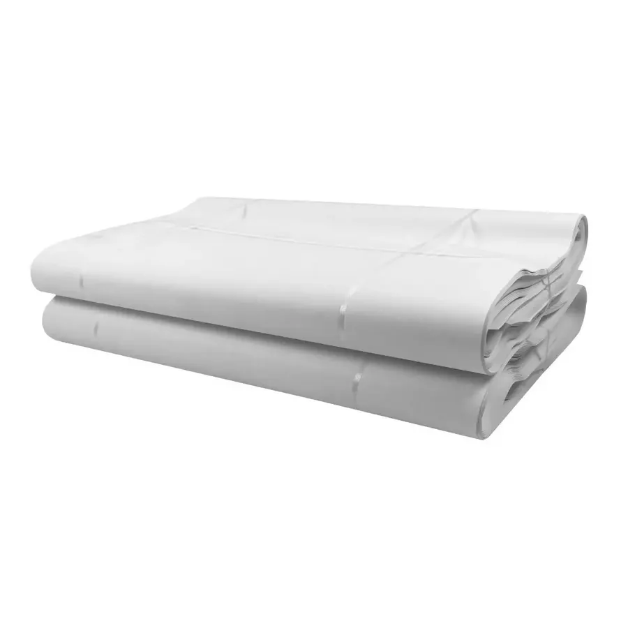 Large bundle of brown packing paper sheets stacked for moving