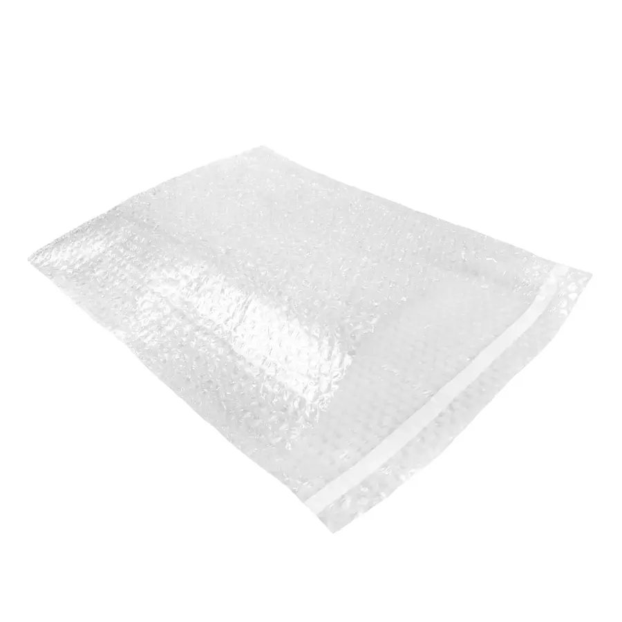 Clear bubble cushioning pouches in a mid-size format