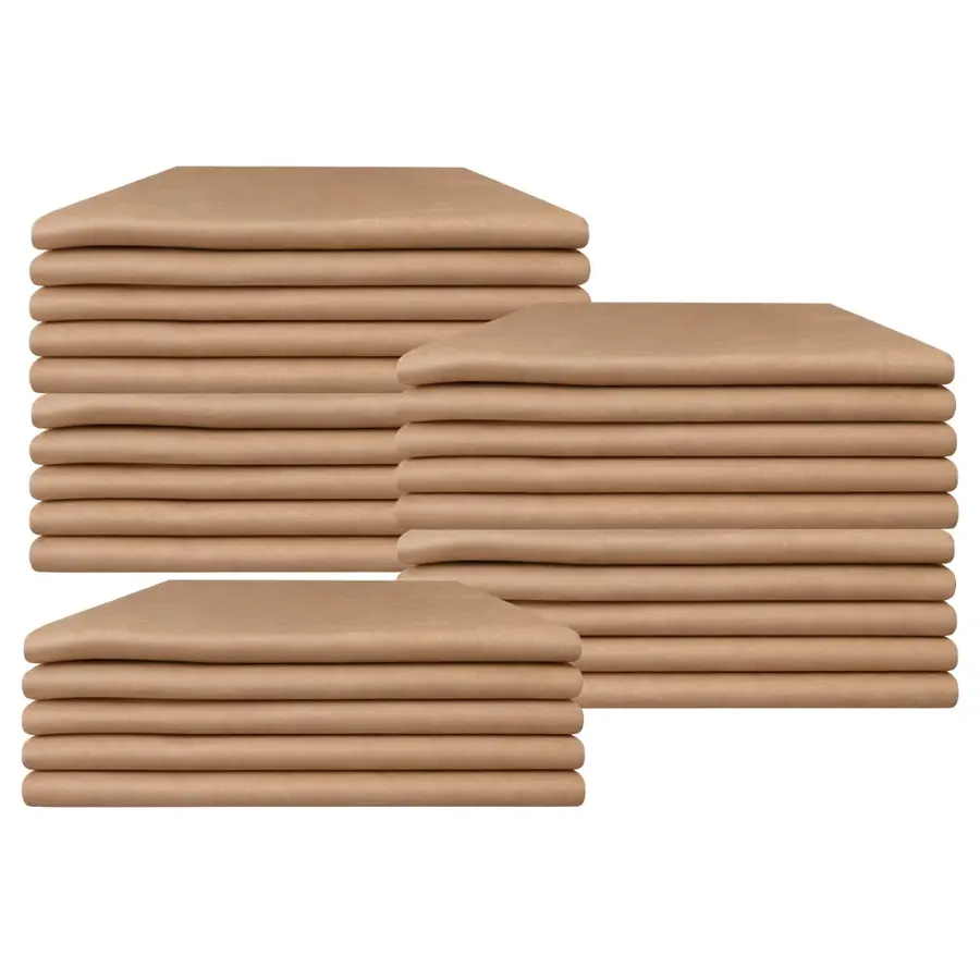 Bundle of 25 brown paper furniture pads for wrapping furniture